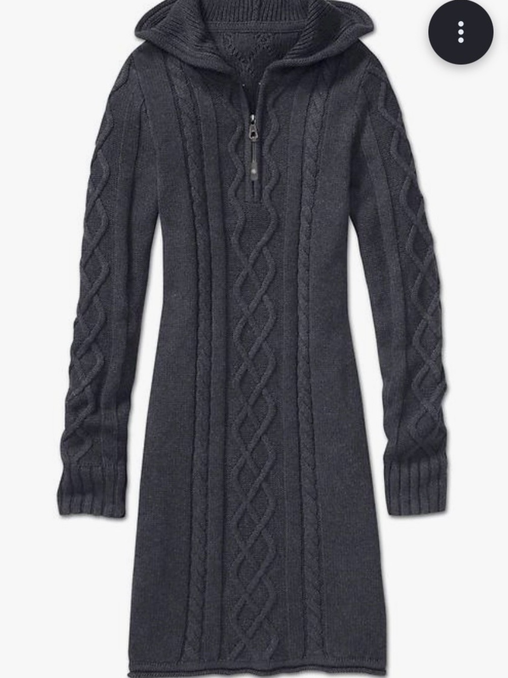 Athleta Hut to Hut Hoodie Dress in Charcoal Heather Size M